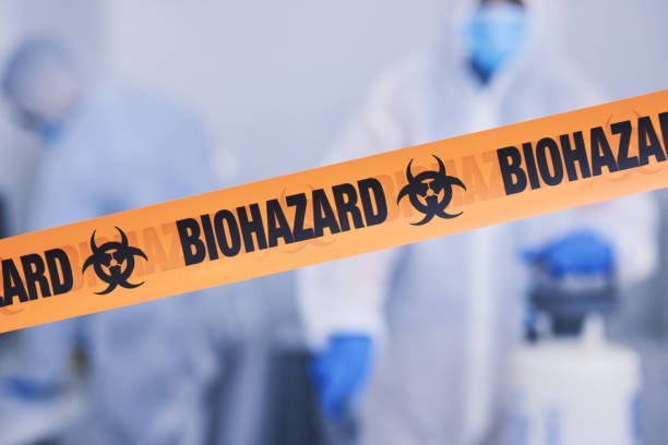 Professional Biohazard Cleanup technician working in Montverde, FL